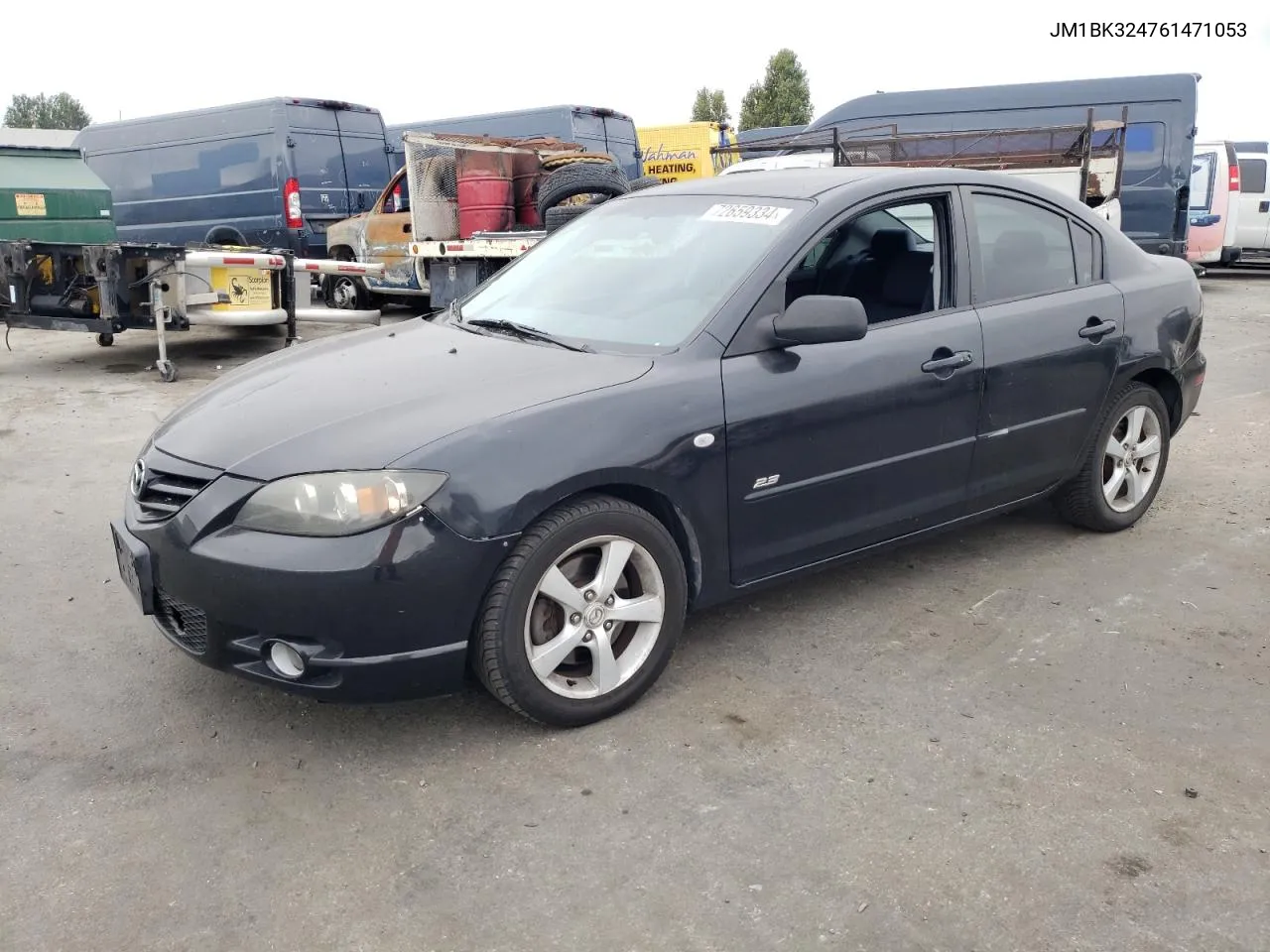 2006 Mazda 3 S VIN: JM1BK324761471053 Lot: 72659334