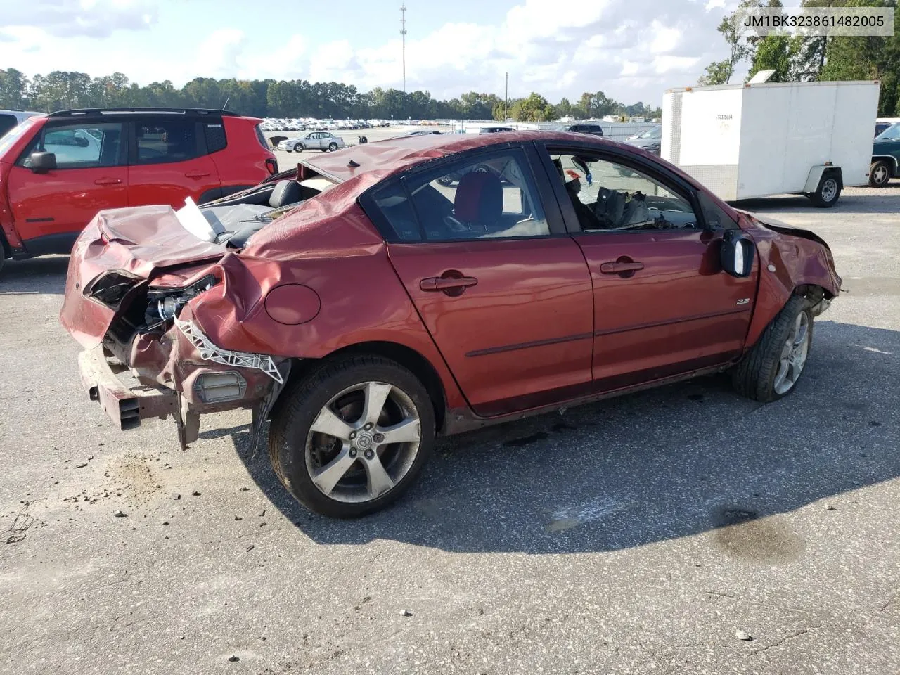 2006 Mazda 3 S VIN: JM1BK323861482005 Lot: 74784504