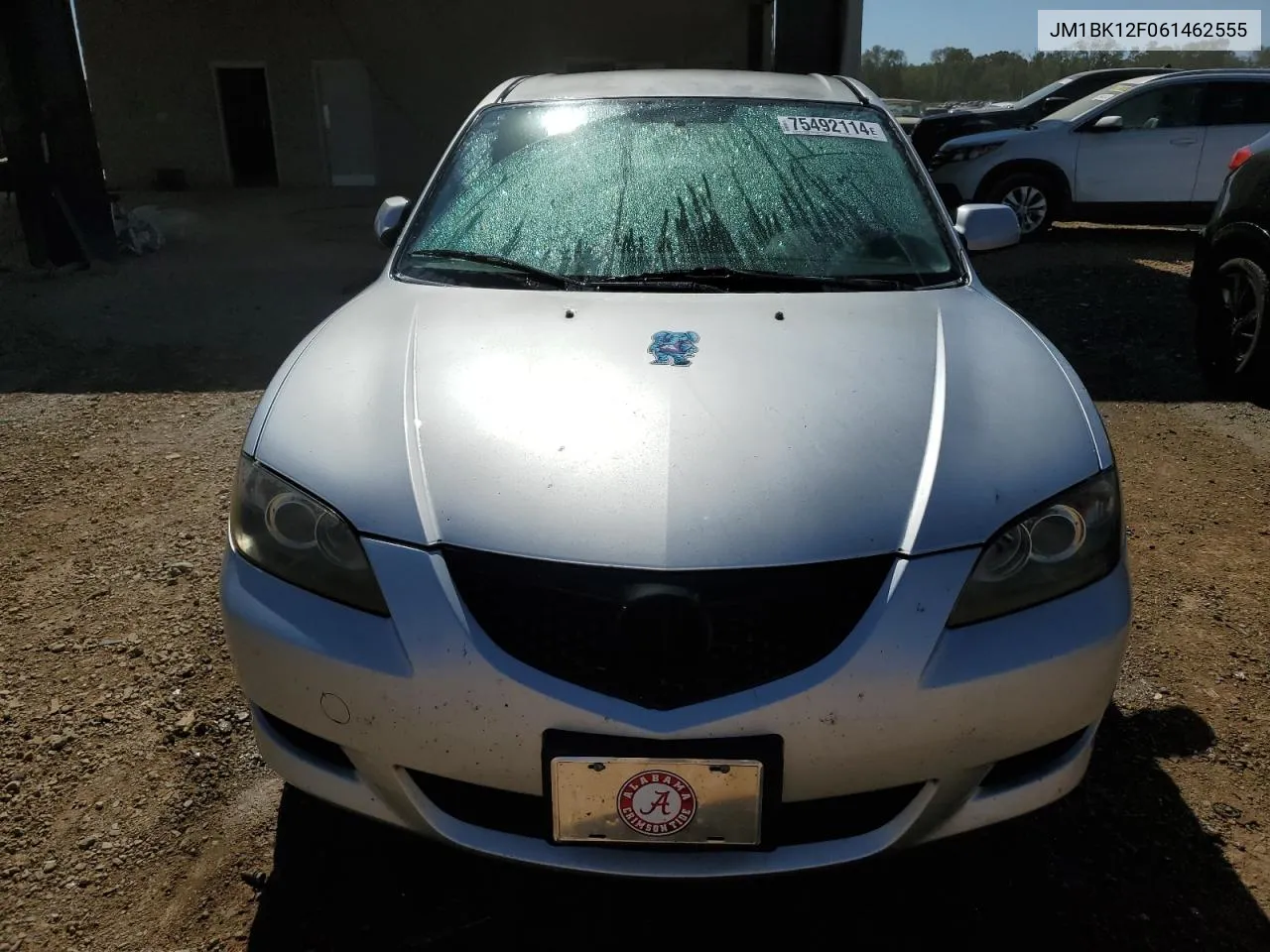 2006 Mazda 3 I VIN: JM1BK12F061462555 Lot: 75492114