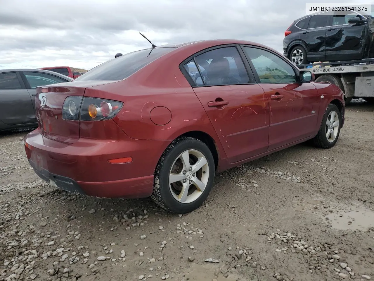 2006 Mazda 3 S VIN: JM1BK123261541375 Lot: 75836394