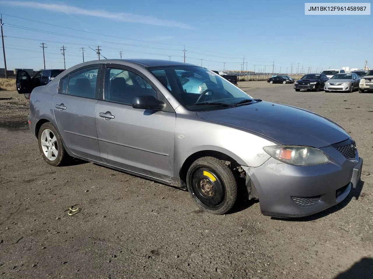 2006 Mazda 3 I VIN: JM1BK12F961458987 Lot: 77464224