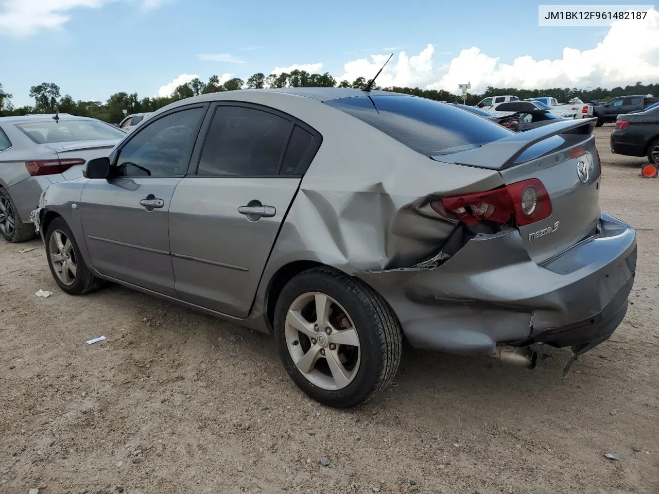 2006 Mazda 3 I VIN: JM1BK12F961482187 Lot: 77769104