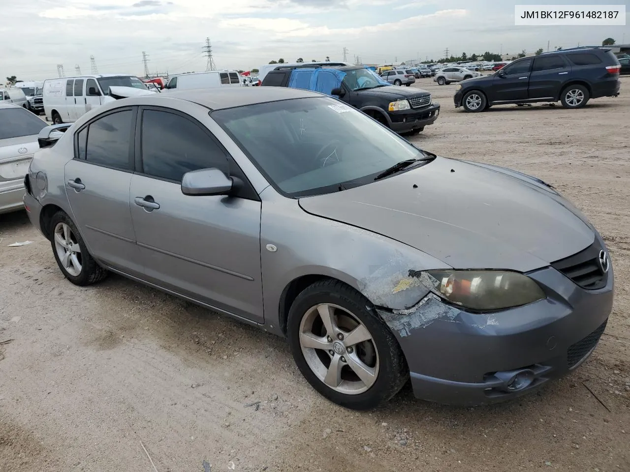 2006 Mazda 3 I VIN: JM1BK12F961482187 Lot: 77769104