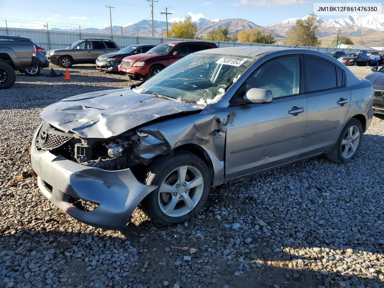 2006 Mazda 3 I VIN: JM1BK12F861476350 Lot: 79301954