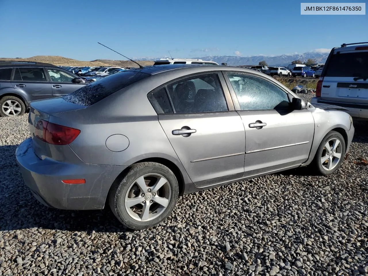 2006 Mazda 3 I VIN: JM1BK12F861476350 Lot: 79301954