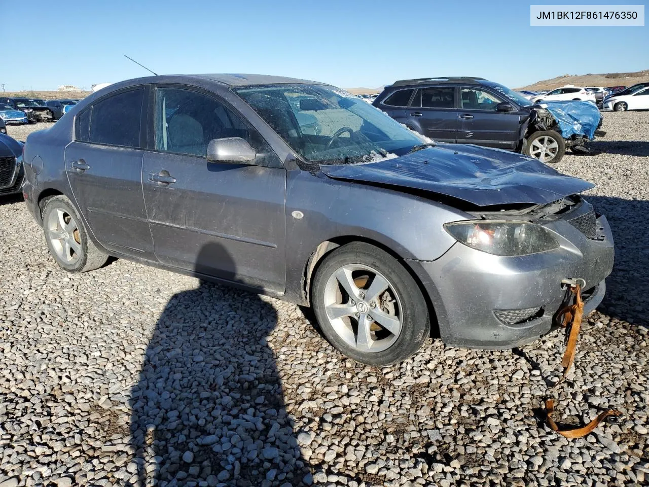 2006 Mazda 3 I VIN: JM1BK12F861476350 Lot: 79301954