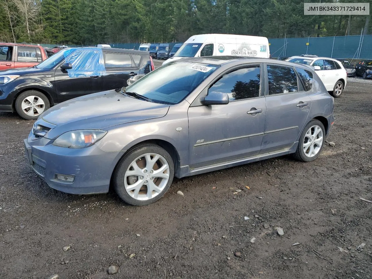 2007 Mazda 3 Hatchback VIN: JM1BK343371729414 Lot: 42531424