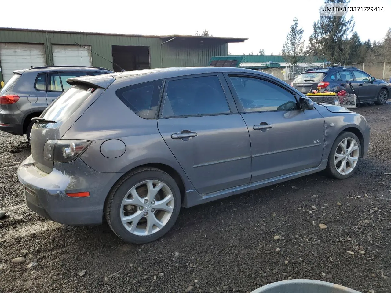 2007 Mazda 3 Hatchback VIN: JM1BK343371729414 Lot: 42531424