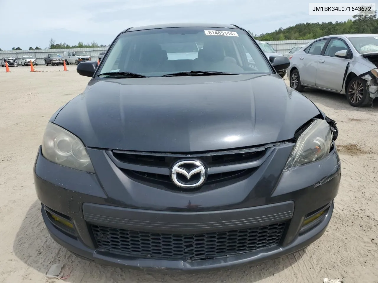 2007 Mazda Speed 3 VIN: JM1BK34L071643672 Lot: 51485144