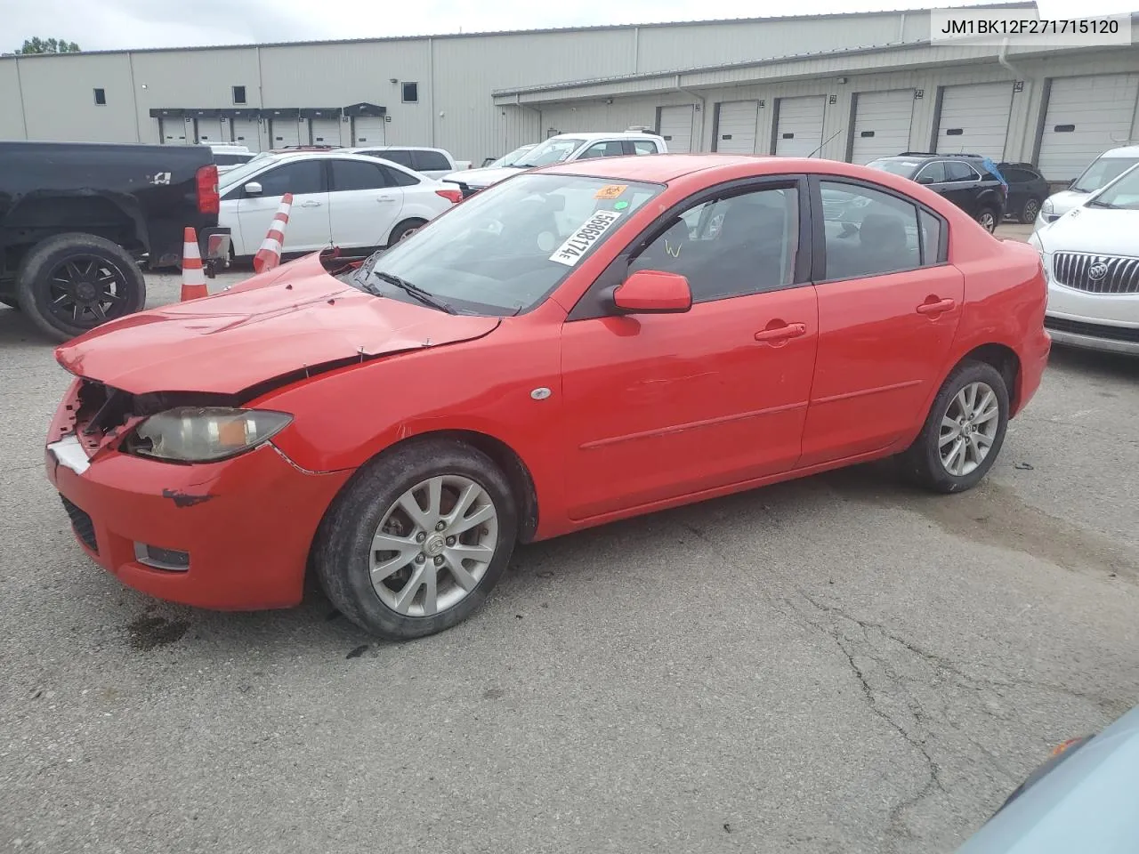 2007 Mazda 3 I VIN: JM1BK12F271715120 Lot: 56868174