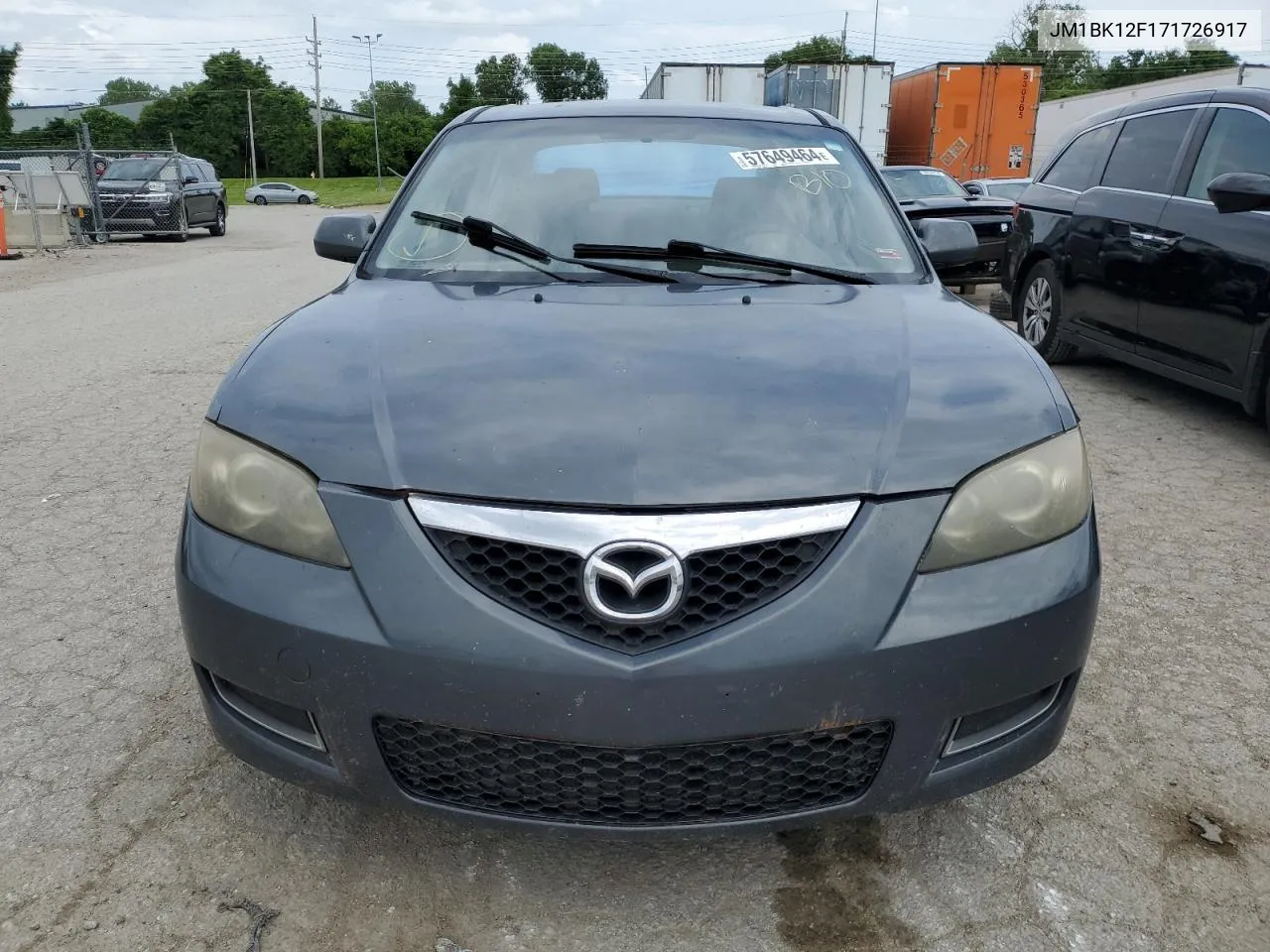 2007 Mazda 3 I VIN: JM1BK12F171726917 Lot: 57649464