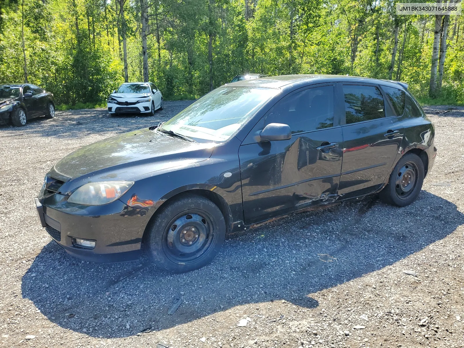 2007 Mazda 3 Hatchback VIN: JM1BK343071645888 Lot: 59848414