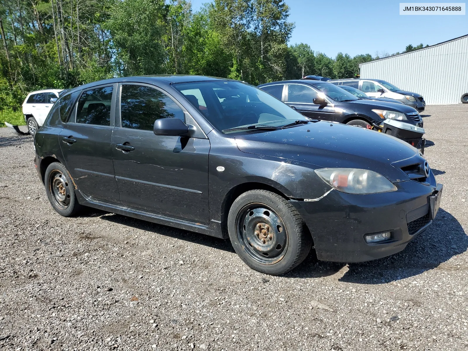 2007 Mazda 3 Hatchback VIN: JM1BK343071645888 Lot: 59848414