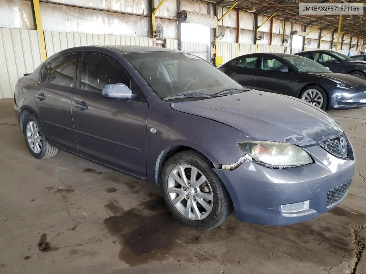 2007 Mazda 3 I VIN: JM1BK32F871671166 Lot: 60107434