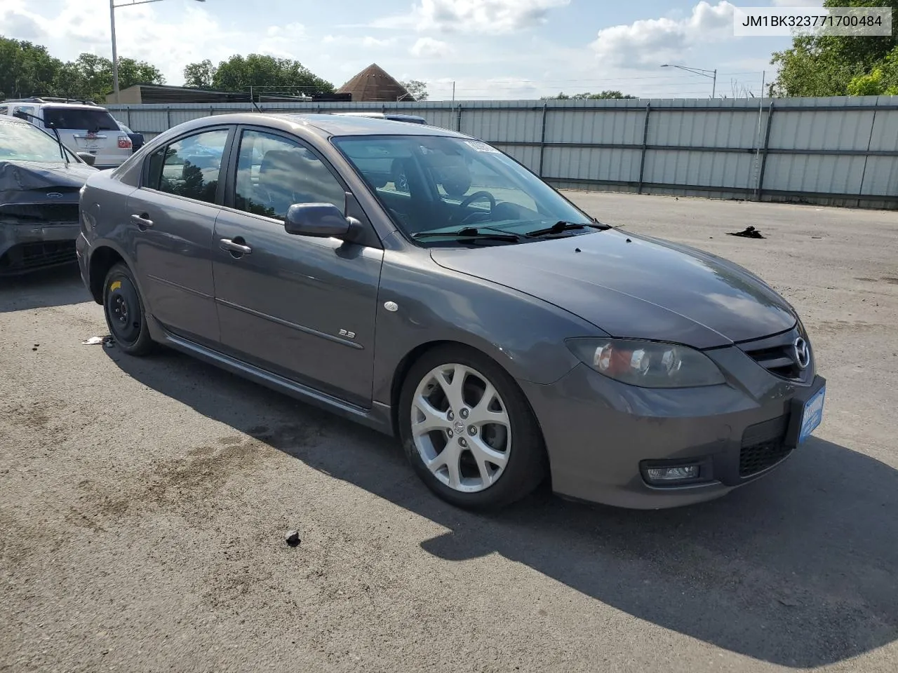 2007 Mazda 3 S VIN: JM1BK323771700484 Lot: 62906374