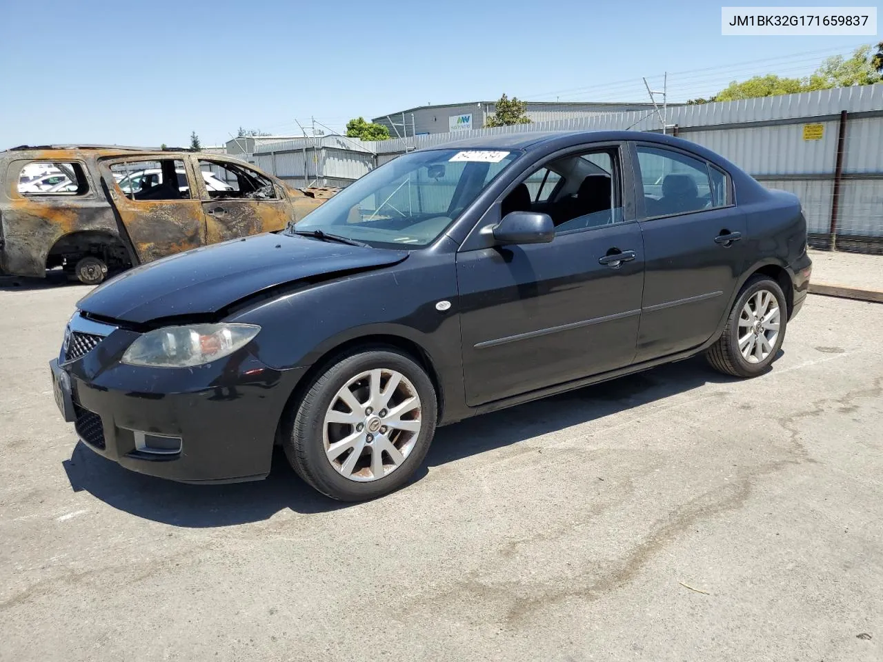 2007 Mazda 3 I VIN: JM1BK32G171659837 Lot: 64271734