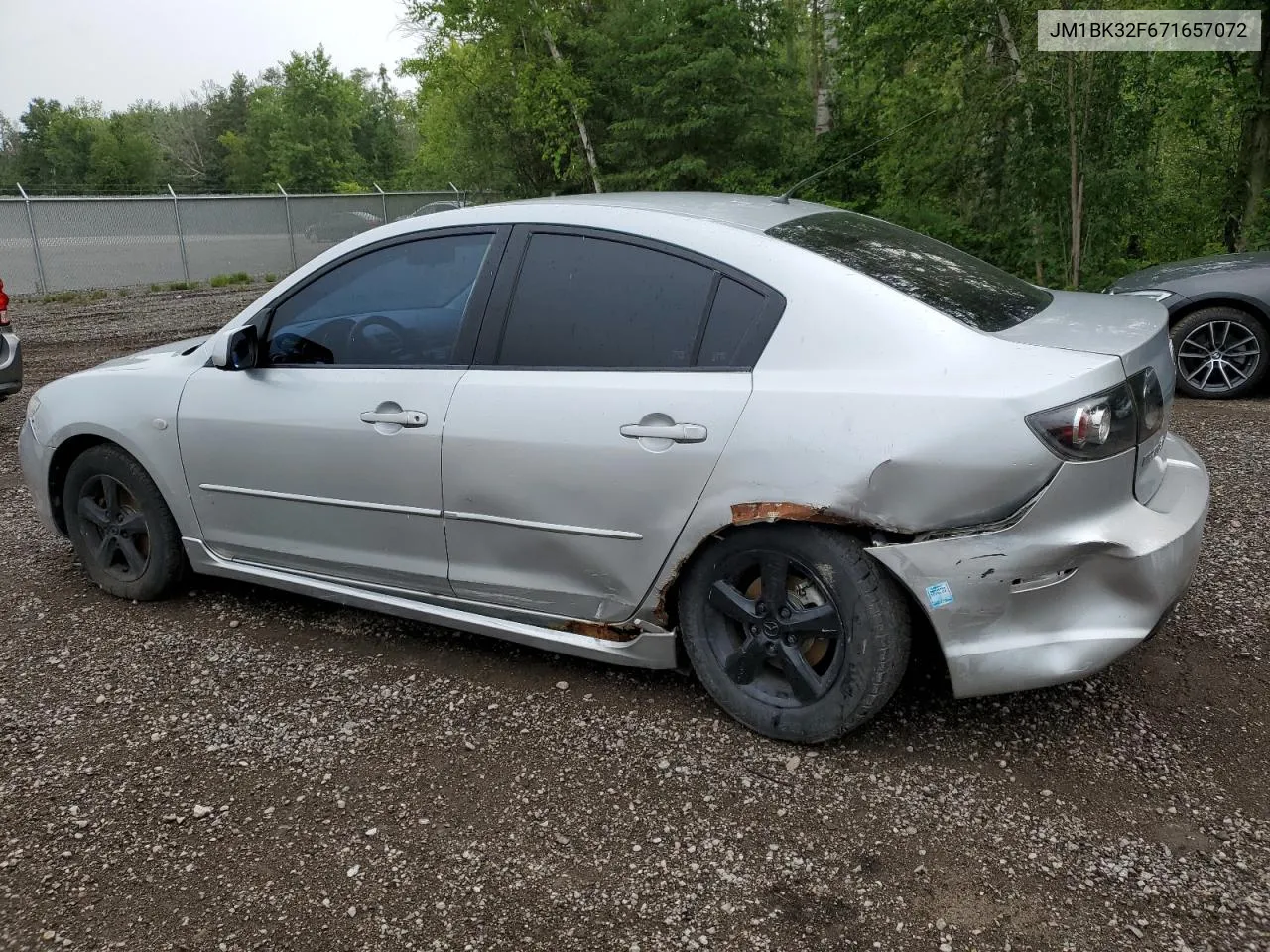 2007 Mazda 3 I VIN: JM1BK32F671657072 Lot: 64347364