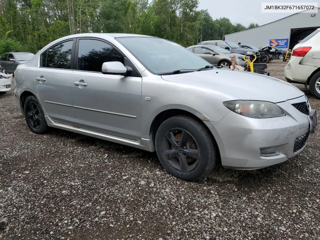 2007 Mazda 3 I VIN: JM1BK32F671657072 Lot: 64347364