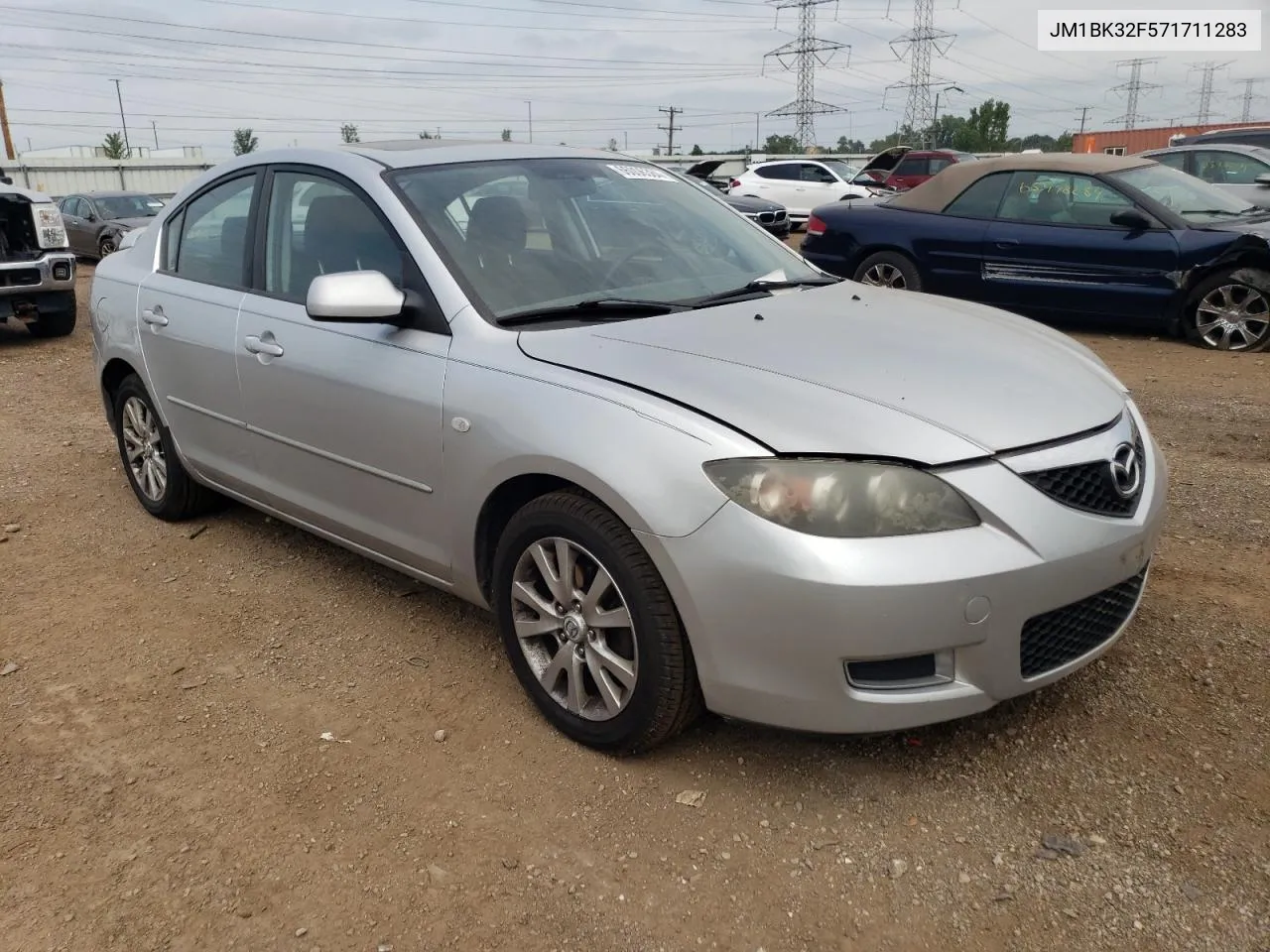 2007 Mazda 3 I VIN: JM1BK32F571711283 Lot: 66006384