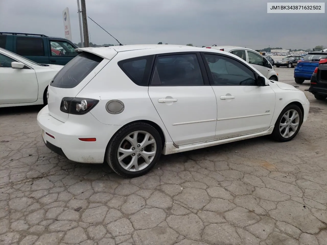 2007 Mazda 3 Hatchback VIN: JM1BK343871632502 Lot: 66313734