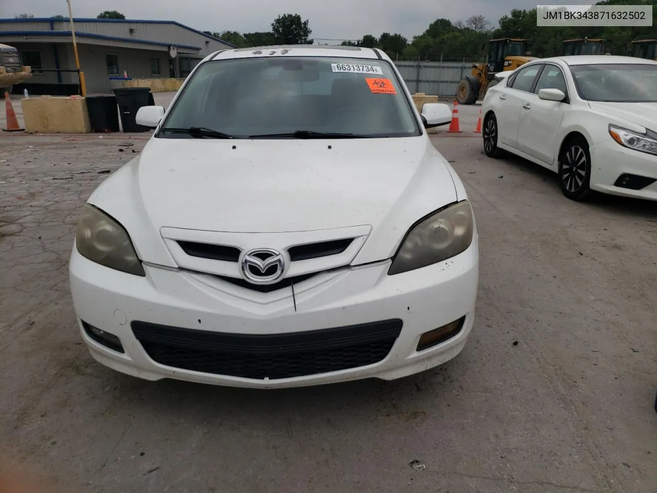 2007 Mazda 3 Hatchback VIN: JM1BK343871632502 Lot: 66313734