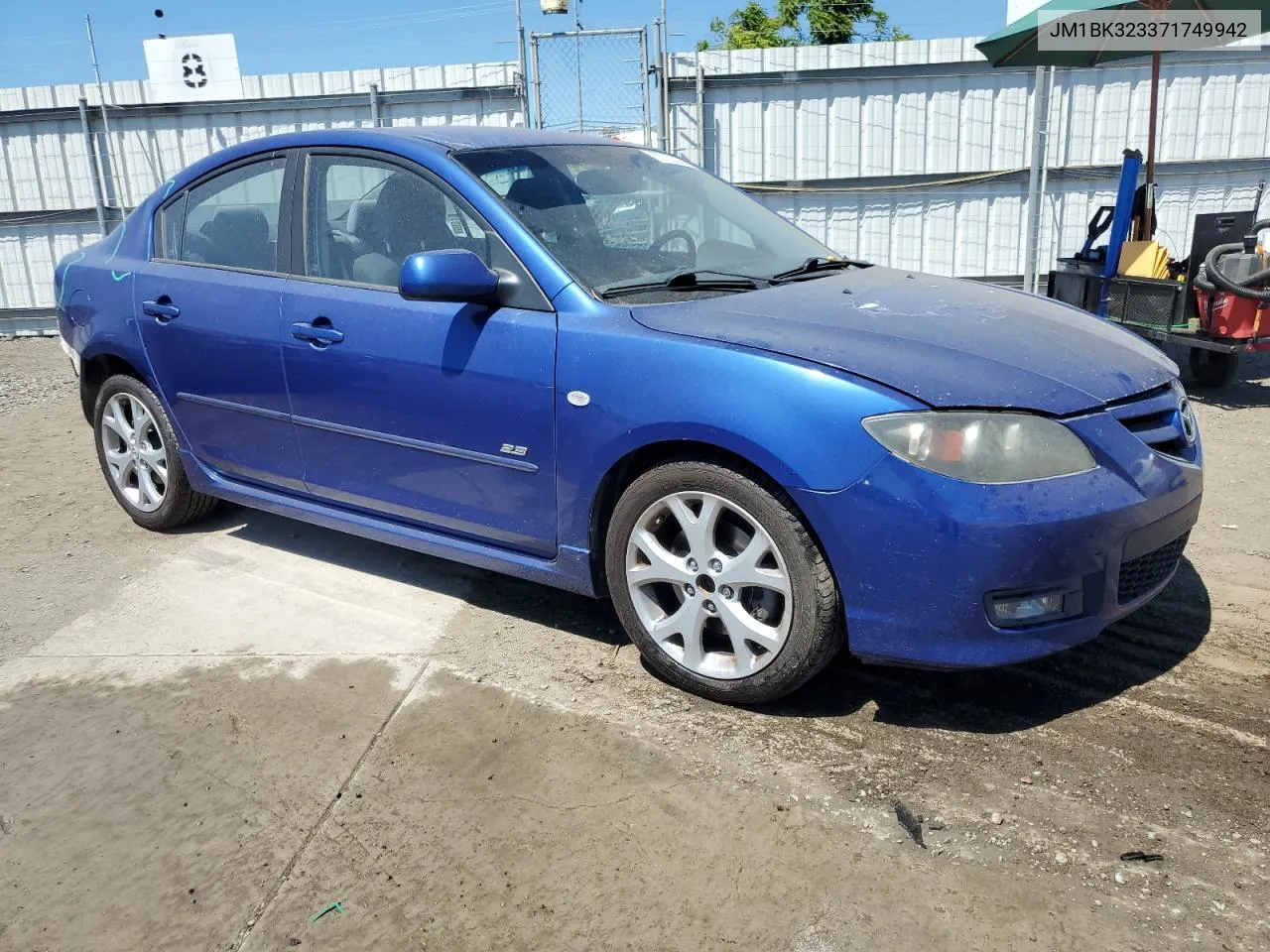 2007 Mazda 3 S VIN: JM1BK323371749942 Lot: 67722354