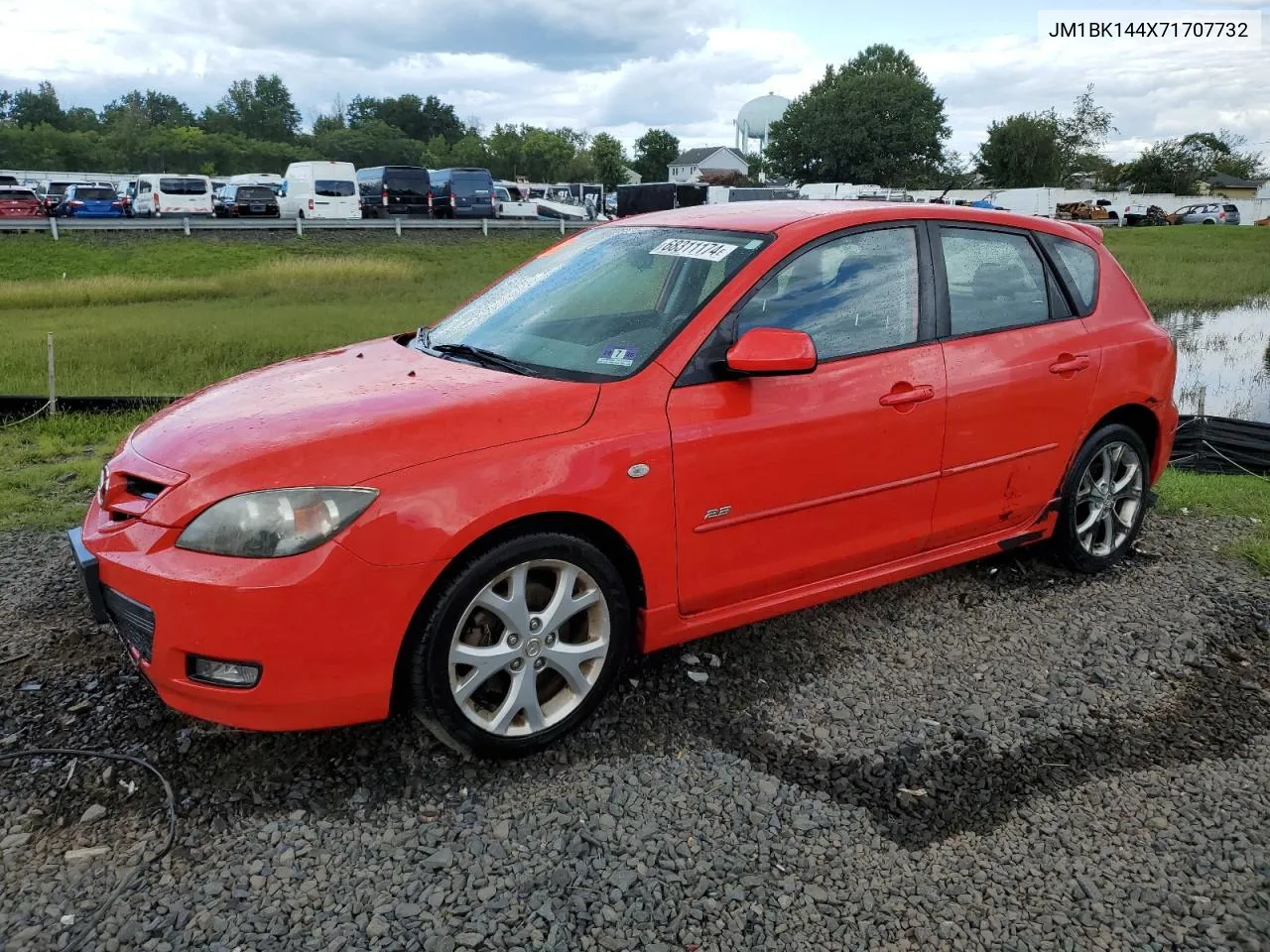 2007 Mazda 3 Hatchback VIN: JM1BK144X71707732 Lot: 68311174