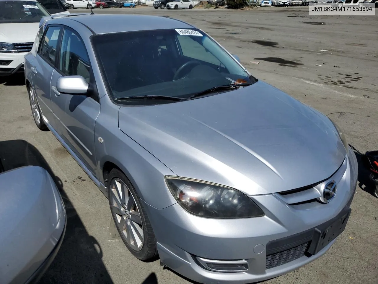 2007 Mazda Speed 3 VIN: JM1BK34M171653894 Lot: 68486424