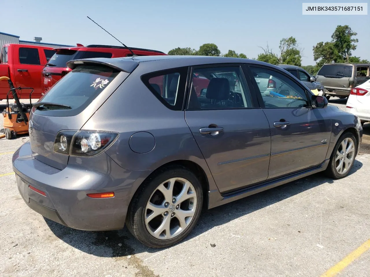 2007 Mazda 3 Hatchback VIN: JM1BK343571687151 Lot: 68585674