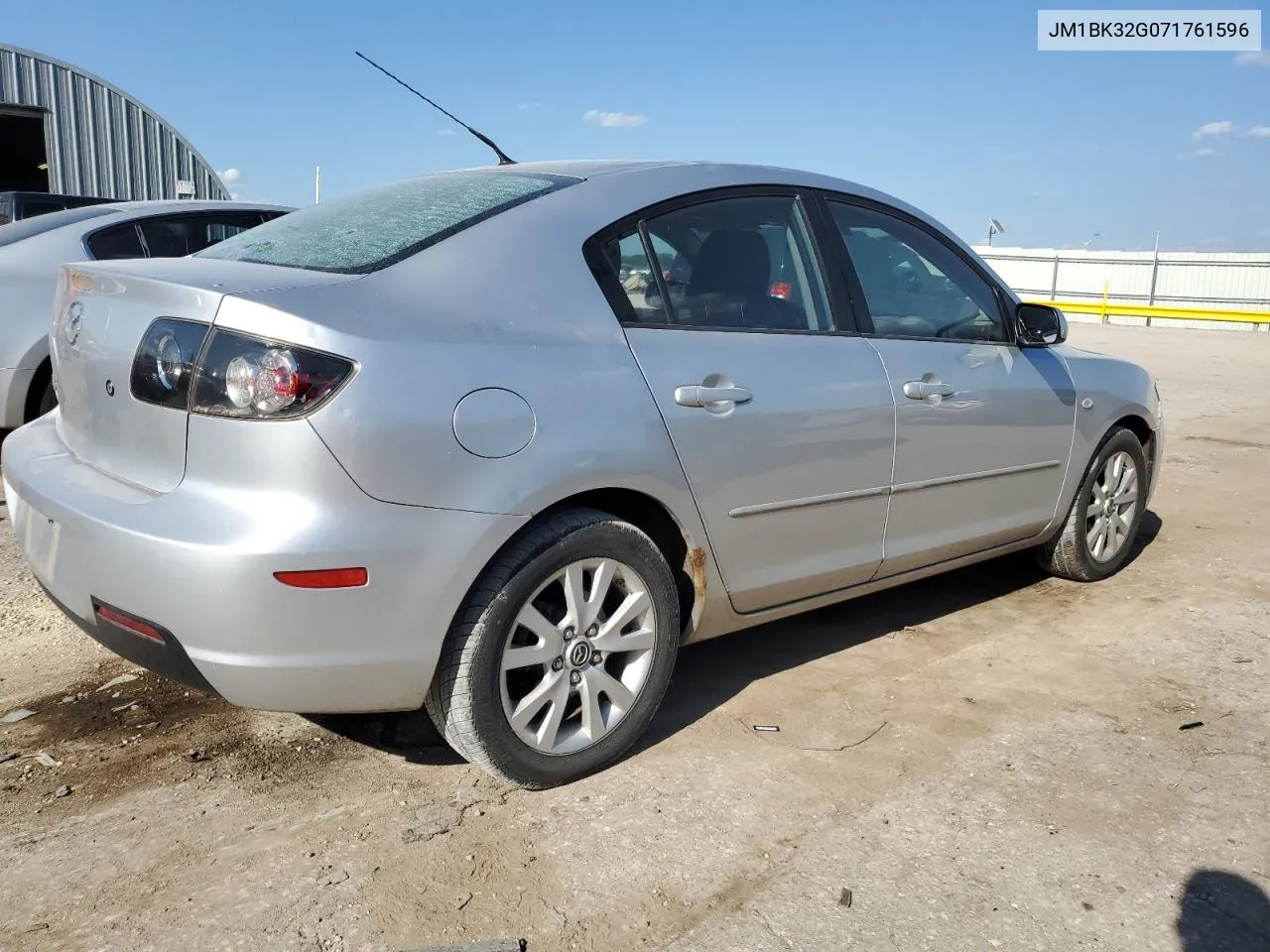 2007 Mazda 3 I VIN: JM1BK32G071761596 Lot: 68999644