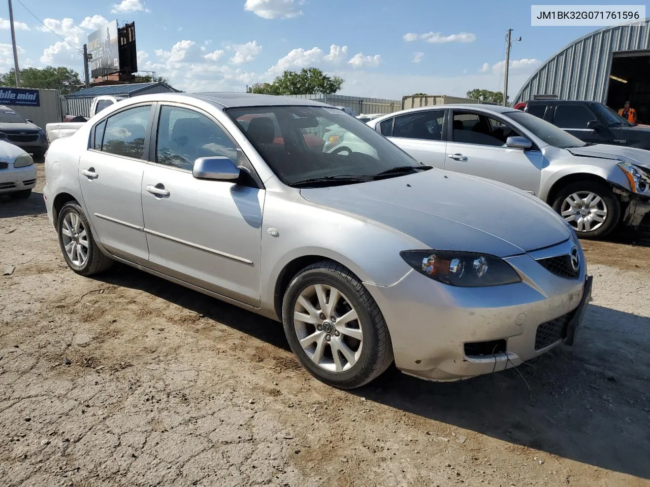 2007 Mazda 3 I VIN: JM1BK32G071761596 Lot: 68999644