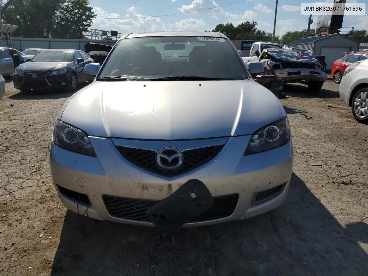 2007 Mazda 3 I VIN: JM1BK32G071761596 Lot: 68999644