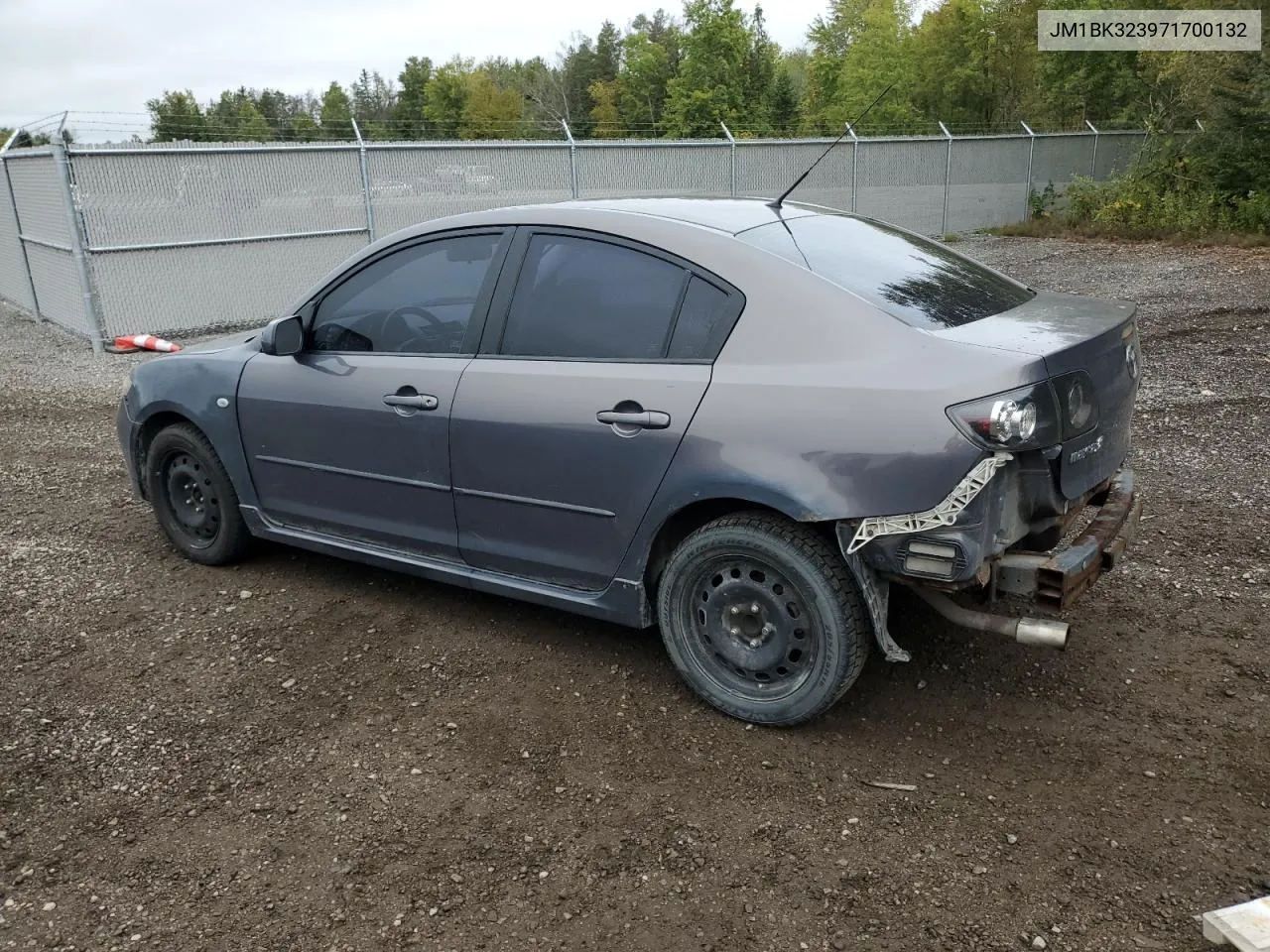 2007 Mazda 3 S VIN: JM1BK323971700132 Lot: 70588784