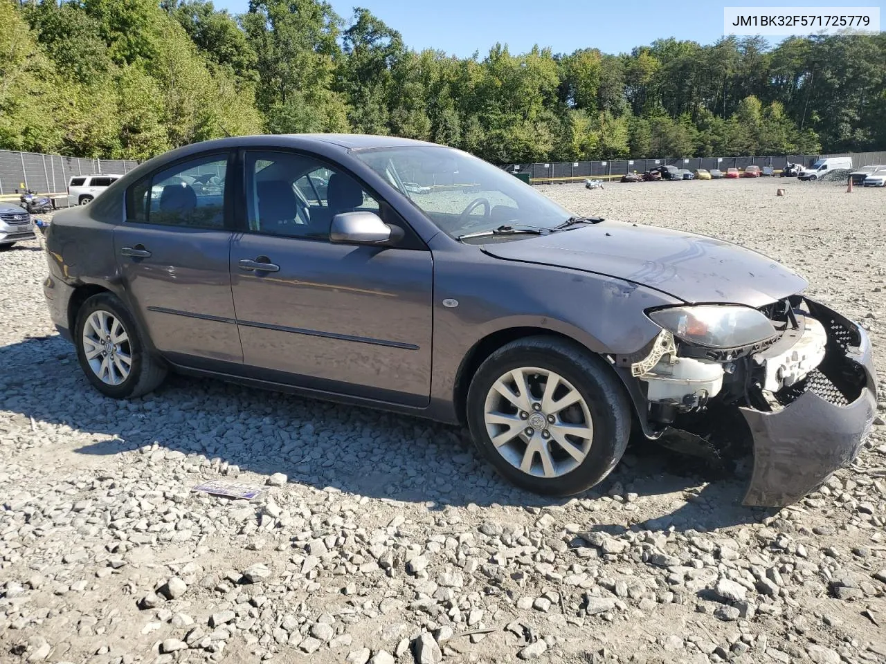 2007 Mazda 3 I VIN: JM1BK32F571725779 Lot: 71020484