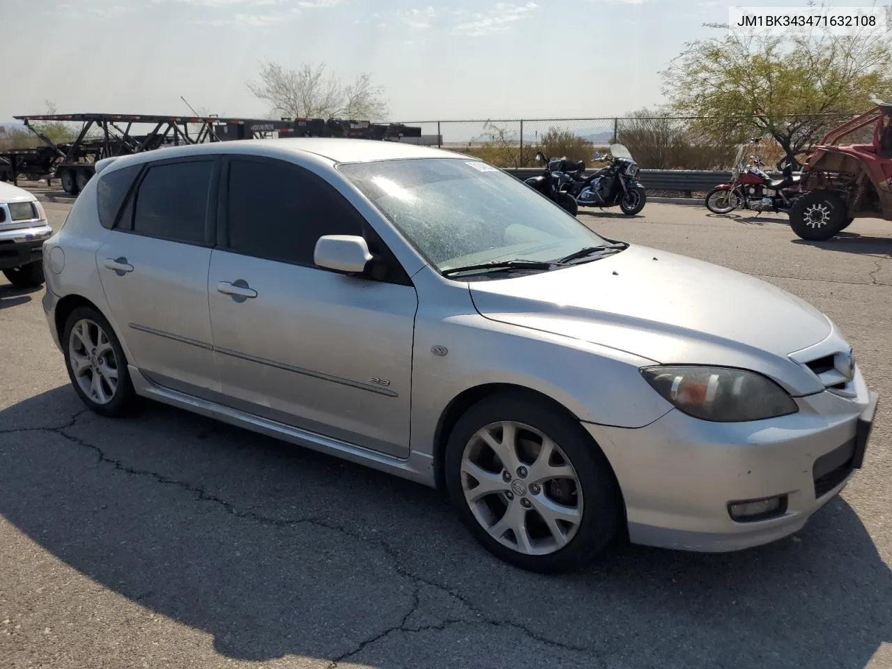 2007 Mazda 3 Hatchback VIN: JM1BK343471632108 Lot: 71048834