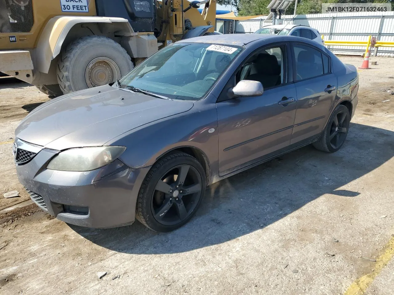 2007 Mazda 3 I VIN: JM1BK12F071632463 Lot: 71287104