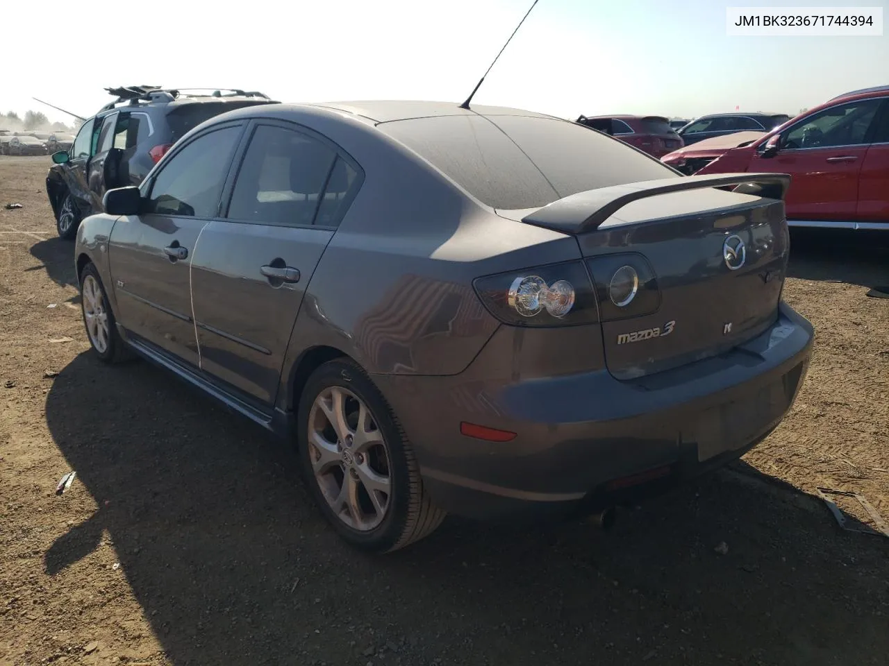 2007 Mazda 3 S VIN: JM1BK323671744394 Lot: 71672334