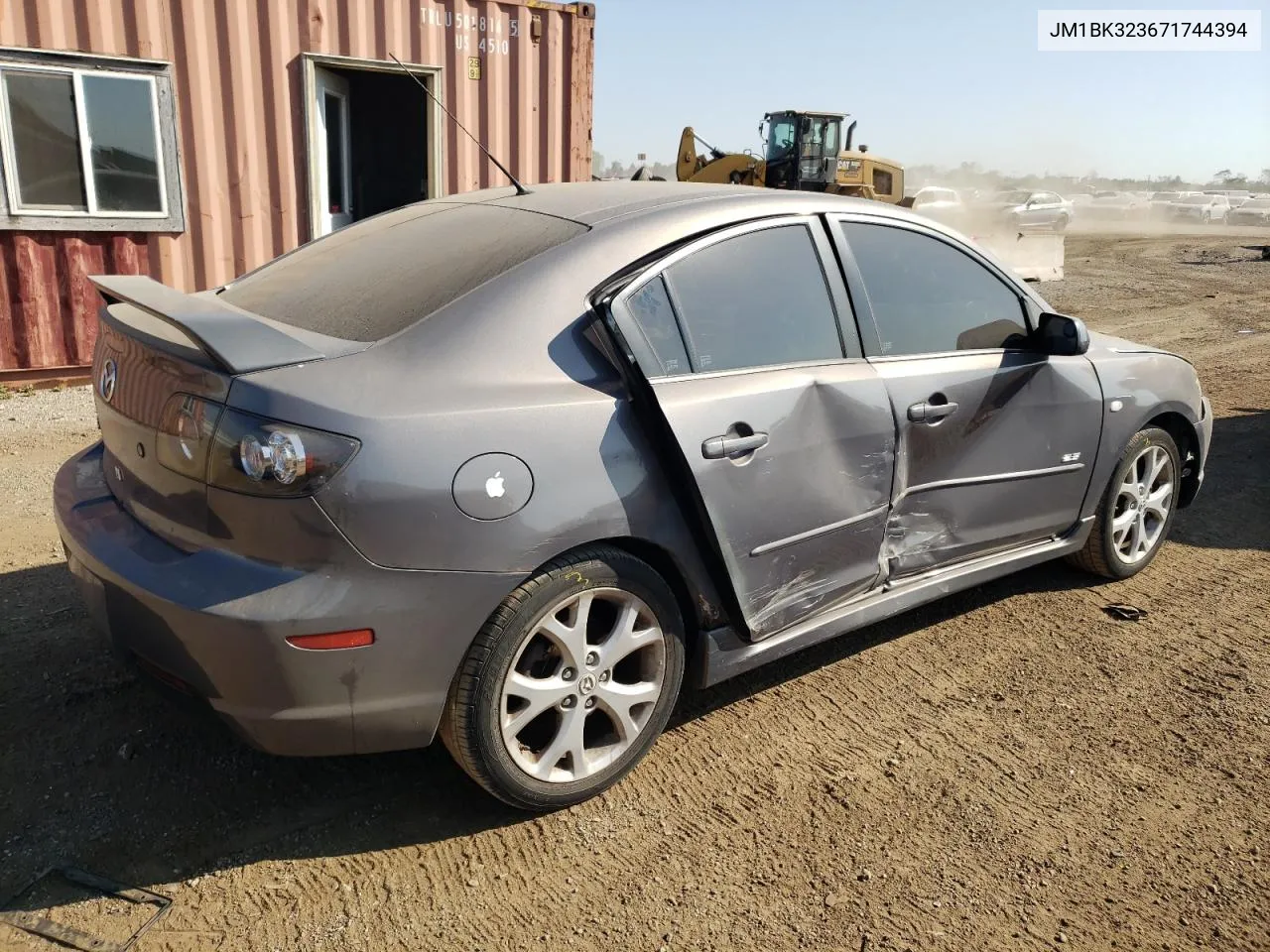 2007 Mazda 3 S VIN: JM1BK323671744394 Lot: 71672334