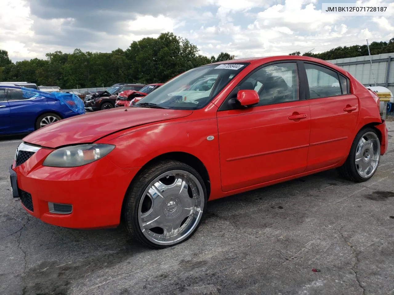 2007 Mazda 3 I VIN: JM1BK12F071728187 Lot: 71709944