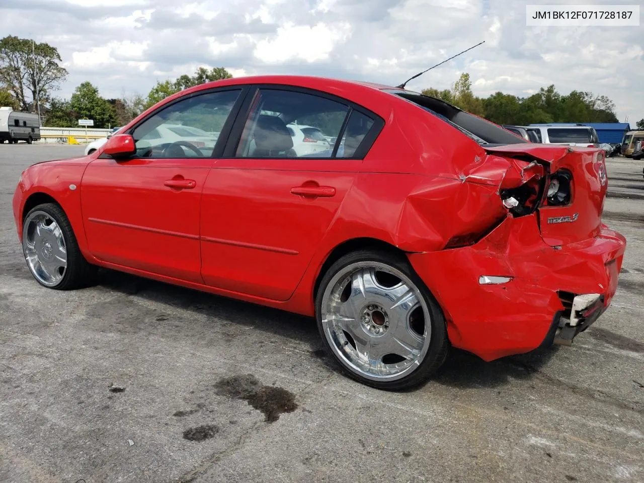 2007 Mazda 3 I VIN: JM1BK12F071728187 Lot: 71709944