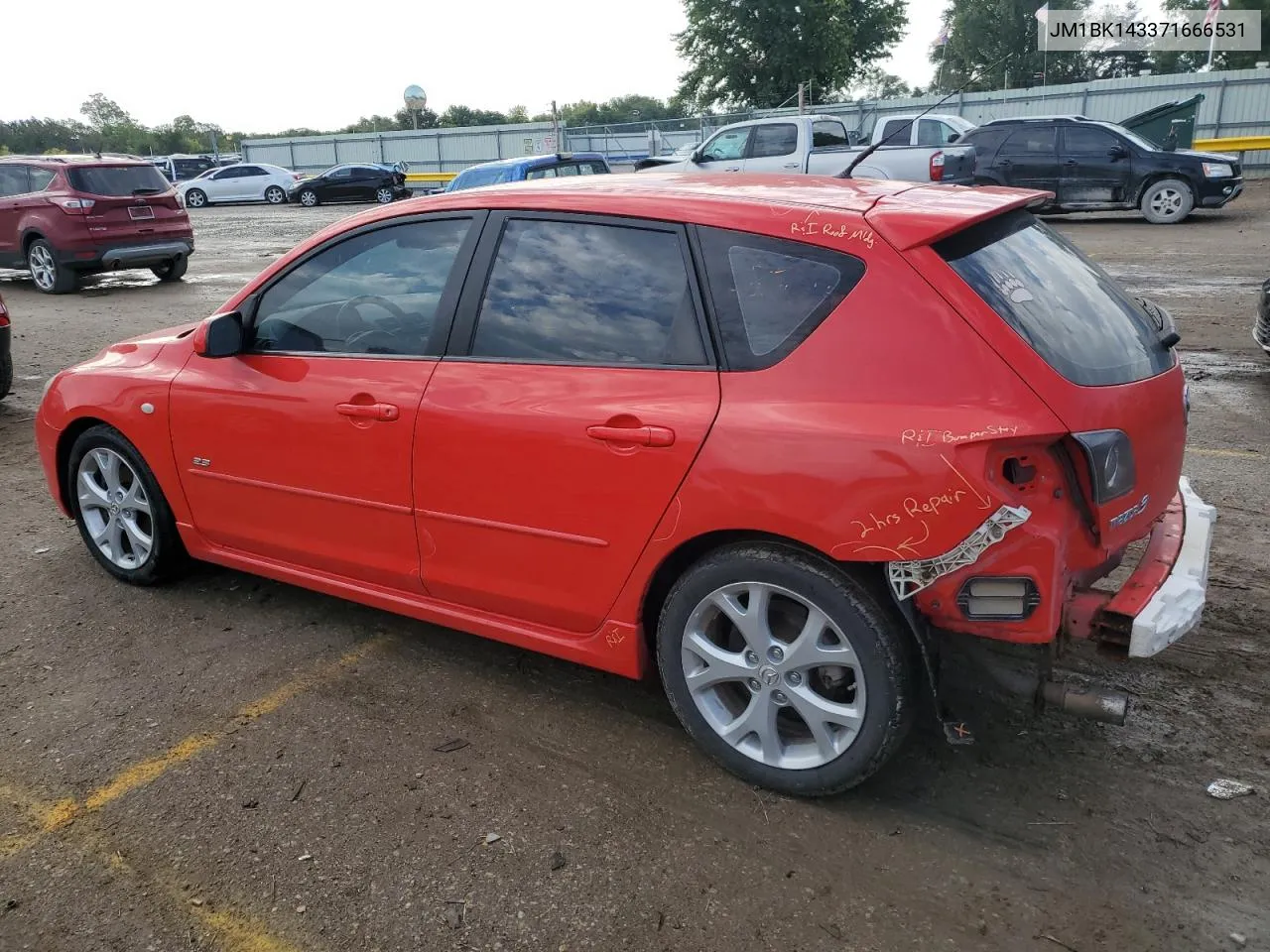 JM1BK143371666531 2007 Mazda 3 Hatchback