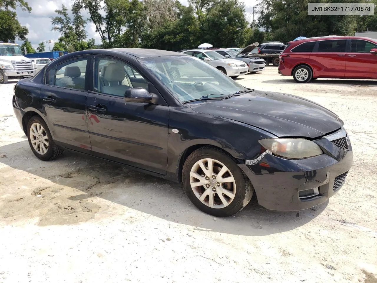 2007 Mazda 3 I VIN: JM1BK32F171770878 Lot: 72227974