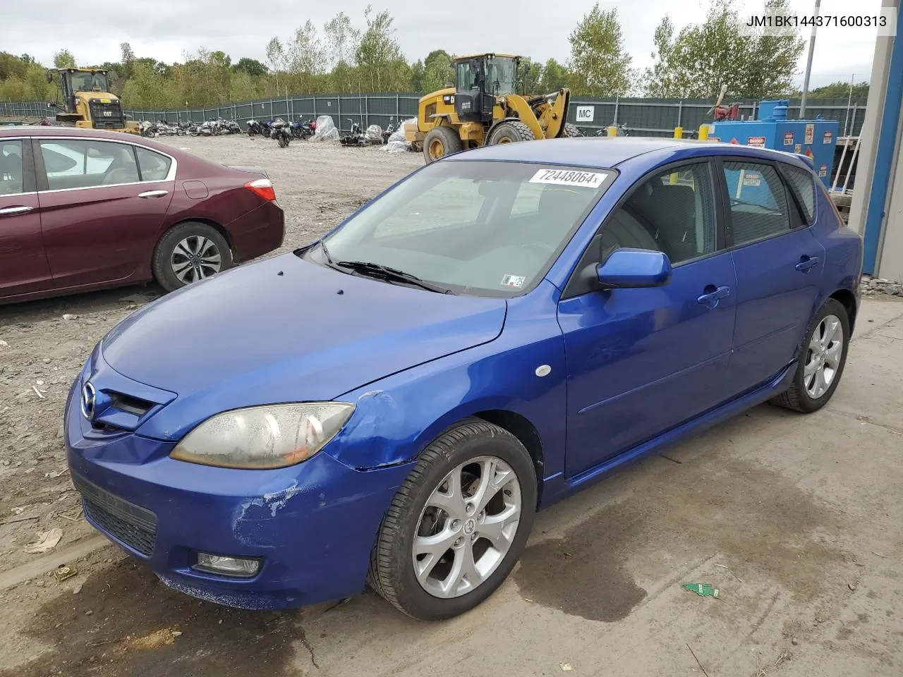 JM1BK144371600313 2007 Mazda 3 Hatchback