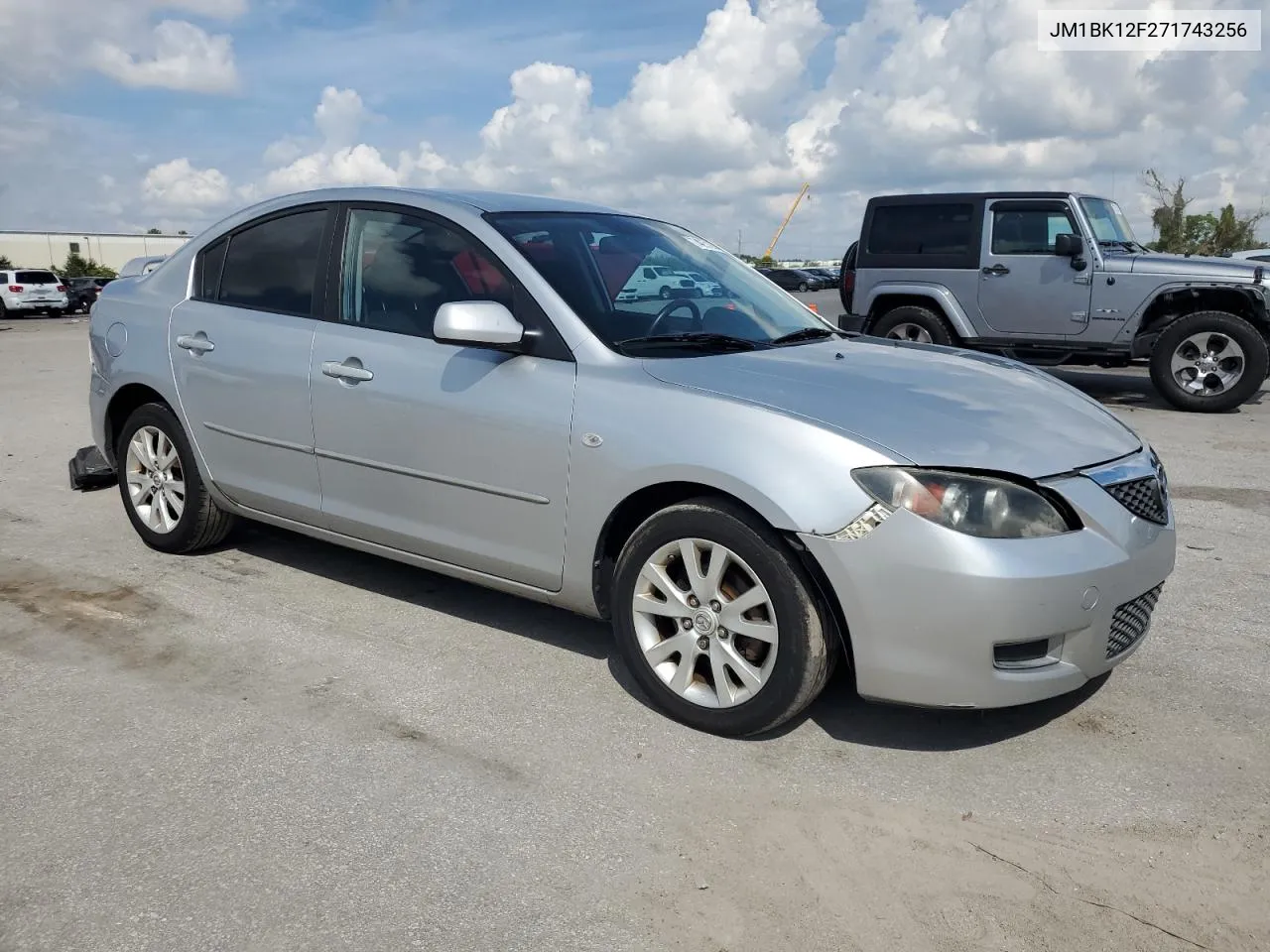 2007 Mazda 3 I VIN: JM1BK12F271743256 Lot: 74251884