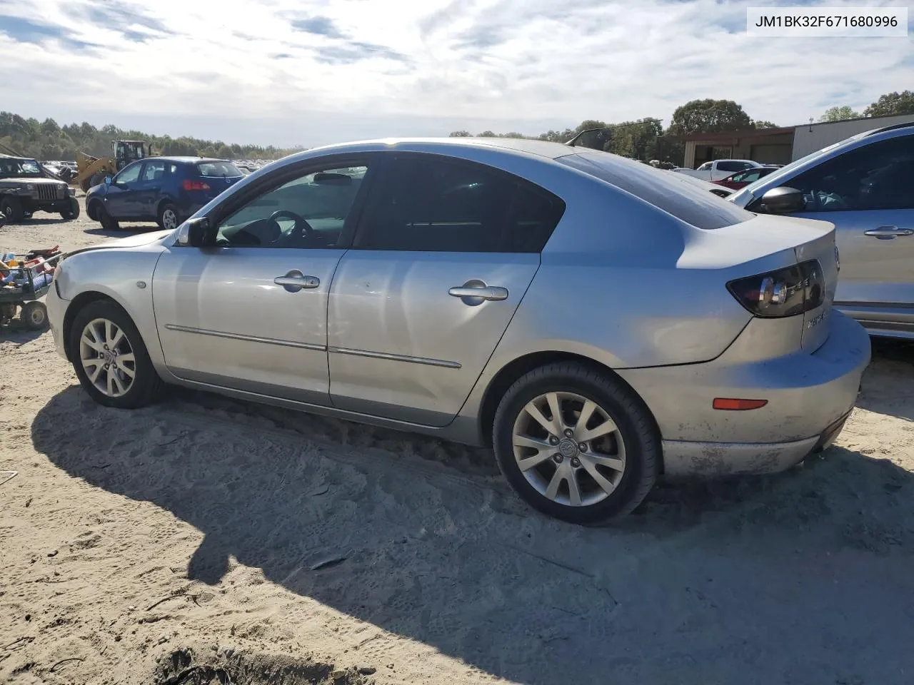 2007 Mazda 3 I VIN: JM1BK32F671680996 Lot: 74514584