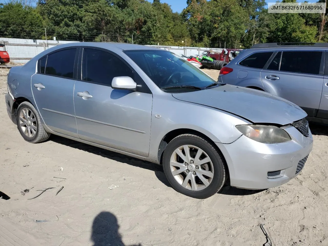 2007 Mazda 3 I VIN: JM1BK32F671680996 Lot: 74514584