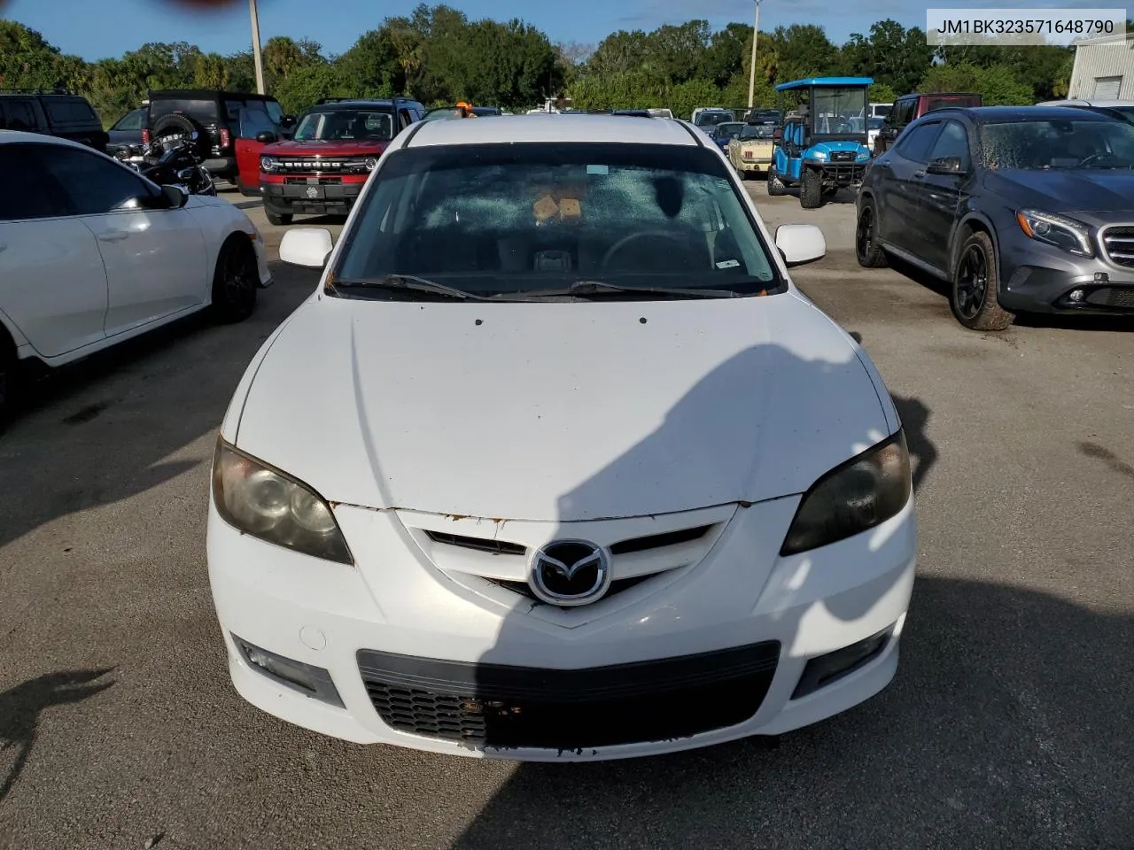 2007 Mazda 3 S VIN: JM1BK323571648790 Lot: 74818684