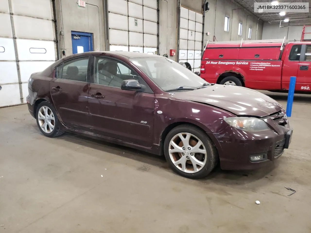 2007 Mazda 3 S VIN: JM1BK323371600365 Lot: 75130134