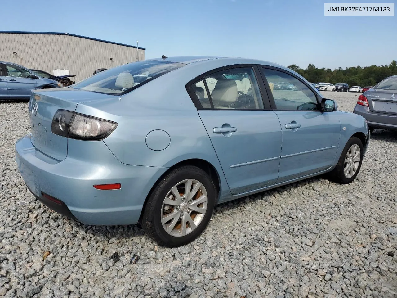 2007 Mazda 3 I VIN: JM1BK32F471763133 Lot: 75177784