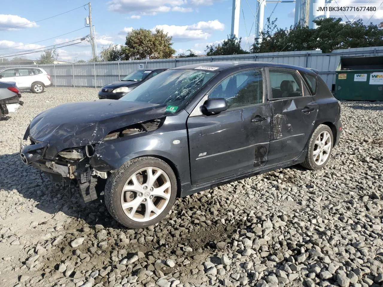 JM1BK343771677480 2007 Mazda 3 Hatchback